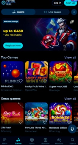 Crystal Roll Casino spellen