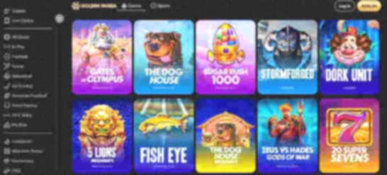 Golden Panda casino bonus